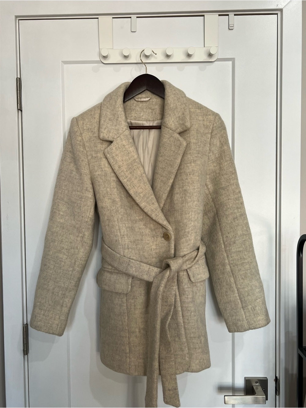 & Other Stories Belted Wool Blazer